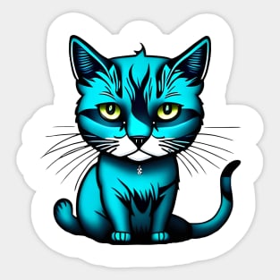 Cats Blues Sticker